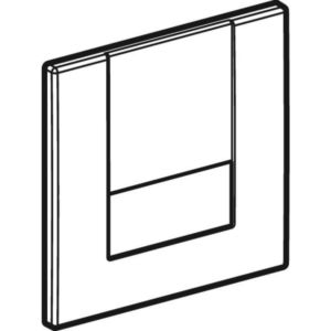 Geberit cover plate HyTronic UR Tango for 241924111 UR controls from 2009, alpine white