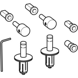 Geberit WC-Sitz Edelstahlscharniere 598055 für WC 575900/ 575910