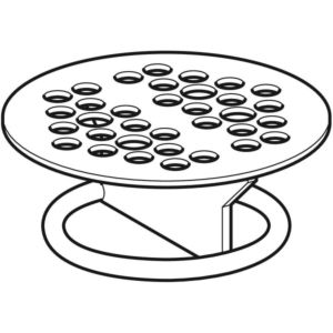 Crépine de vidange Geberit pour kit de vidange 595751000 pour urinoirs sans eau