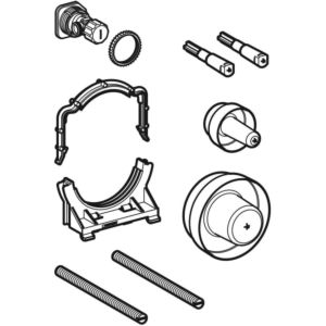 Geberit GIS WC mounting accessories shell 241871001 with Sigma UP-SPK, 12 cm