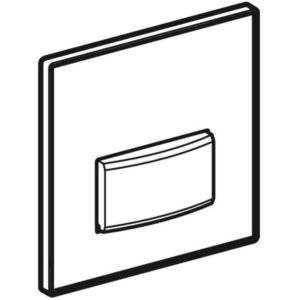 Geberit BetPl. Sigma50 from 2013 to UR-Ctrl. 242764DW1 with pneumatic Sp-Ausl. black