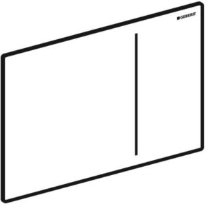 Geberit BetPl. Sigma70, für 2-Mengen-Sp. 242813FW1 Edelstahl gebürstet