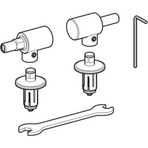 Geberit stainless steel hinges/ 598059000 Flow lid 575905