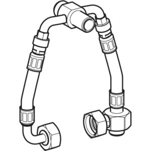 Geberit Spülschlauch für Urinalsteuerung 599074000 Typ 500, Flow