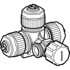 Geberit water Geberit . PEX, for UP-SPK Sigma 241879001 with integrated angle valve