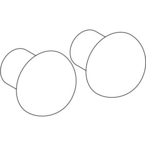 Geberit Vitelle tampon 598085000 pour couvercle d&#39;urinoir