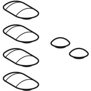 Geberit buffer 243986001 for toilet seat