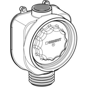 Geberit 244190001 siphon rotatif