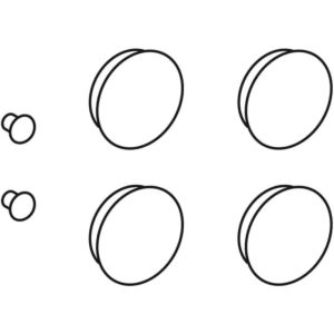 Geberit Puffer-Set 598125000 für WC-Deckel