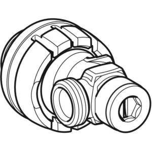 Geberit angle valve Unica dezincification-resistant 241324001