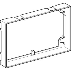 Geberit flush-mounted leveling frame 243109001 for flush plate, square