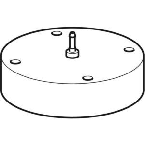 Geberit housing, for floor button for 240046001 electronic flush actuation