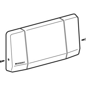 Geberit BetPl. Highline IR, Stainless Steel 241307001