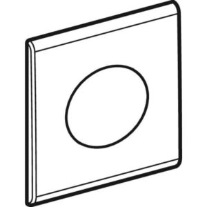 Geberit cover plate HyTronic UR Samba for 241921111 UR controls from 2009, alpine white