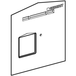 Geberit splash guard, 242155001 for VS electronics from 2009