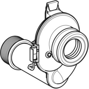Geberit UR siphon horizontal with Sensor 242150001 for UR controls from 2009