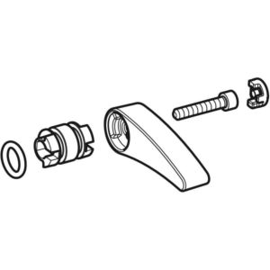 Geberit mixer handle set HyTronic85/185 242248001 basin mixer