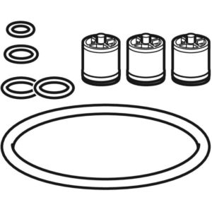 Geberit sealing / Check Valves 242250001 set HyTronic185 / 186