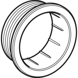 Geberit rosette for hand lever, for WC -Ctrl. 242548001 with pneumatic flush actuation