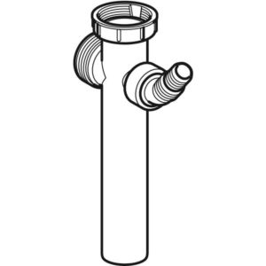 Geberit T-connection with angle hose nozzle 242105111 d40