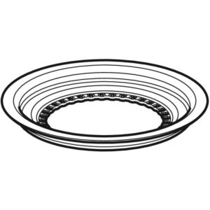 Geberit 244475001 pour revêtements de sol en PVC