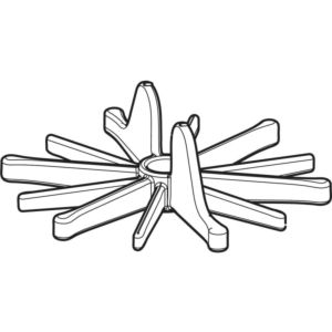 Geberit 244477001 pour revêtements de sol en PVC