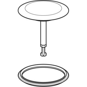 Geberit 245439211 with pressure actuation, chrg