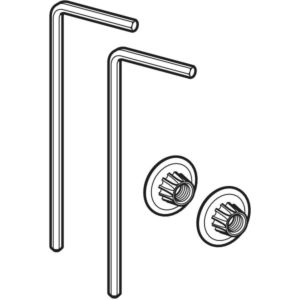 Geberit montage mural des toilettes EFF2 jeu d&#39;outils 597210000 pour installation par le haut