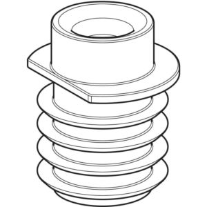 Geberit profile Geberit for outlet 242772001 with flushing pipe