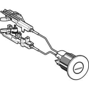 Geberit , for WC control with cable 242508211, bright chrome-plated