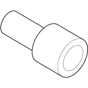 Geberit push button, for WC control with 242354001 pneumatic flush actuation