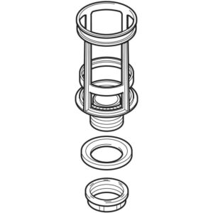 Geberit Bassin aus Kunststoff 240111001 zu Geberit Twinline UP-Spk 12cm