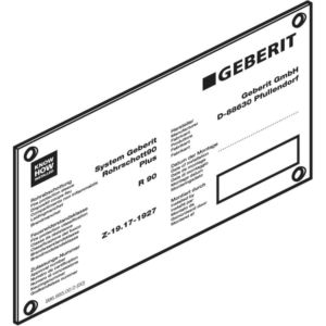 Geberit for manhole bulkhead 242488001 Quattro