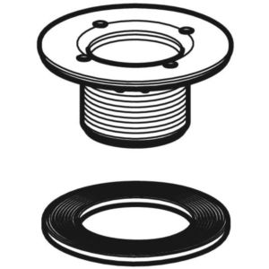 Geberit drain valve with seal 241996001 for Geberit shower tray drain