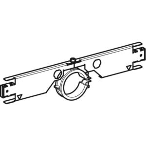 Geberit traverse UR pour drain 242047001 avec fixation à l&#39;arche de sortie