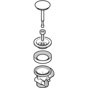 Geberit sink drain set 242082211