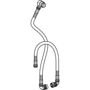 Geberit water connection set, for UR control 241669001 with electronic flush actuation