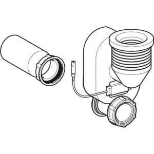 Raccord d&#39;aspiration Geberit pour contrôle d&#39;urinoir 599073000 type 500, Flurinal et Eck-Aller
