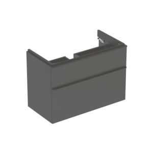 Geberit meuble bas Smyle Square 500354JK1 88,4x61,7x47cm, lave, 2 tiroirs, pour lavabo