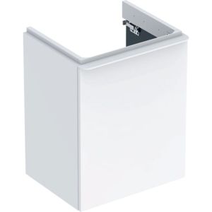 Geberit Smyle Square hand wash basin base cabinet 500363001 49.2x61.7x40.6cm, 1 door right, white high gloss