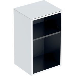 Geberit Smyle Square armoire latérale 500358001 36x60x29,9cm, ouverte, blanc brillant