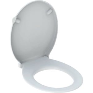 Geberit Renova Comfort abattant de toilettes 500679011 blanc , sans obstacle, antibactérien, fixation par le haut