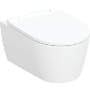 Geberit One Pack WC suspendu 500201011 avec abattant WC soft close , blanc / blanc KeraTect