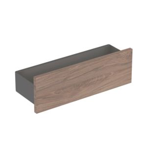 Geberit Smyle Étagère carrée 500362JR1 45x14,8x14,3cm, structure en bois noyer hickory