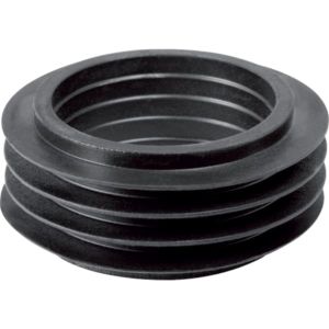 Geberit manchon 119668001 Ø 44 x 60 mm, pour le raccordement de la conduite de rinçage, EPDM, noir