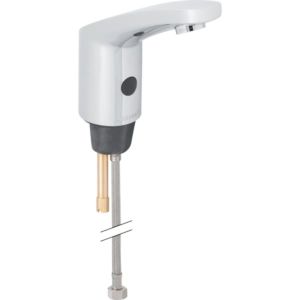 Geberit Waschtischarmatur HyTronic 185 116235211 chrom, IR/Batteriebetrieb, Kalt-/Mischwasser