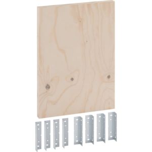 Geberit Plaque de montage Duofix 111859001 50x35x2cm, en bois, pour AP Robinets , universel