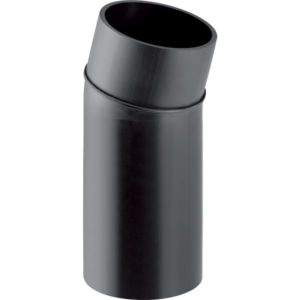 Geberit Pe Bogen 367015161 DN 100, 15Grad, mit langem Schenkel, PE-HD