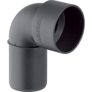 Geberit Silent PP 390183141 DN 40, 40/46 mm, 90 degrés, insonorisé, avec couvercle de protection