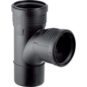 Geberit Branche courbée Silent PP 390555141 DN 100/100, 87,5 degrés, avec rayon intérieur